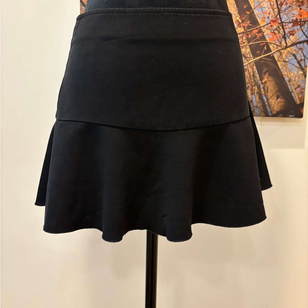 Black Flared Women's Skirt - Classic A-Line Style